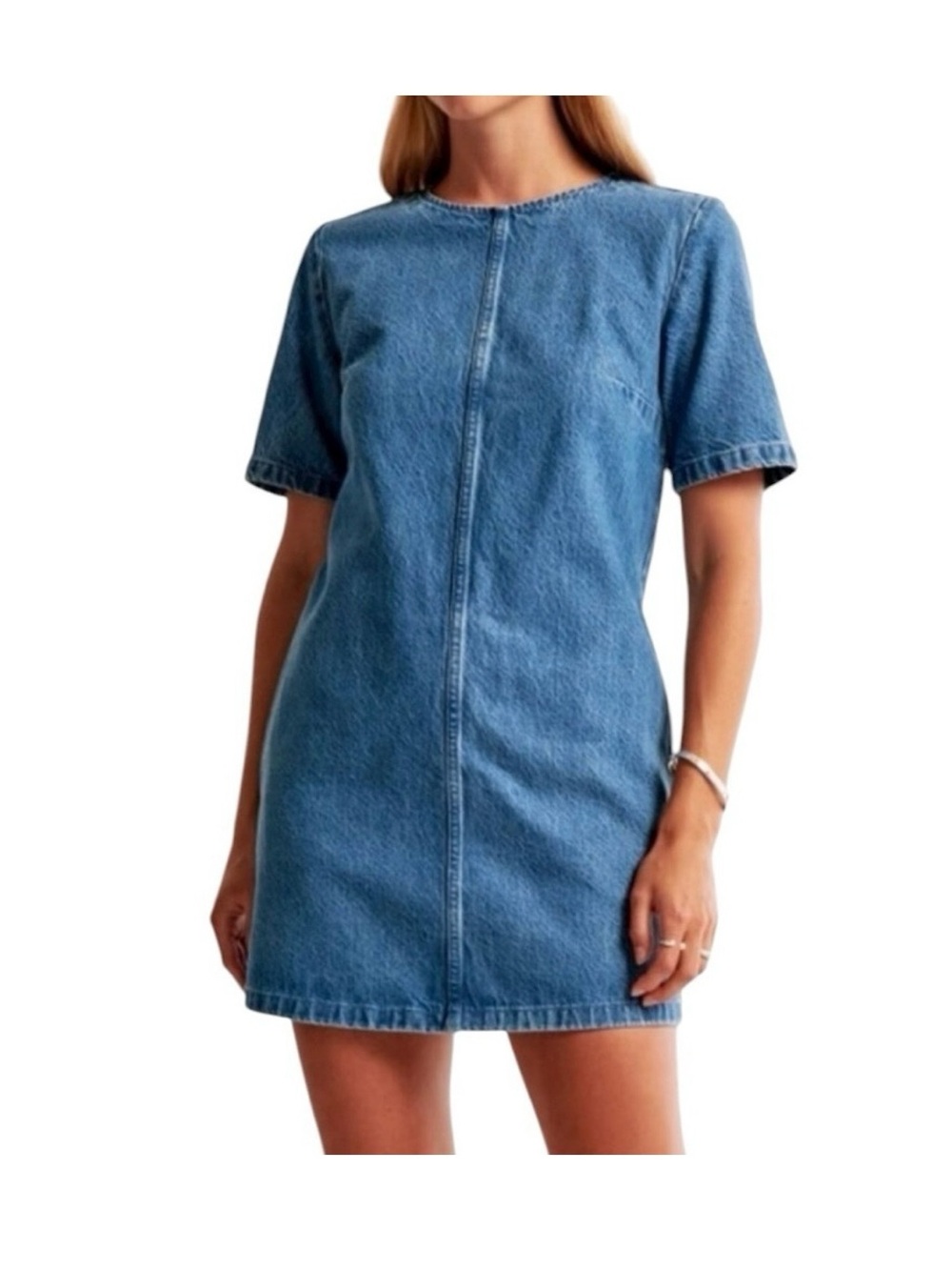 Abercrombie & Fitch Light Blue Denim Mini Dress